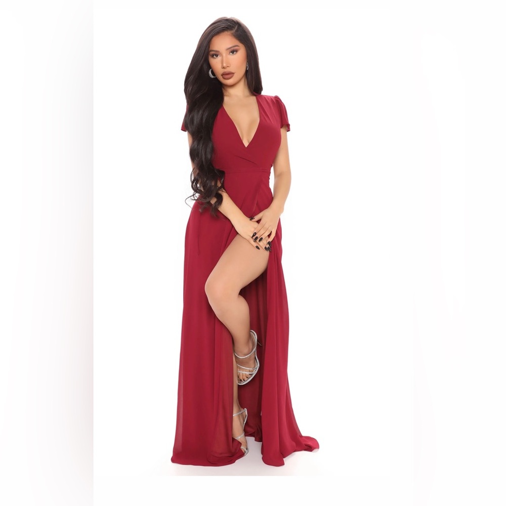 Wine Maxi Dress